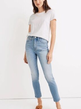 Madewell Light Blue High-Rise Skinny Jeans